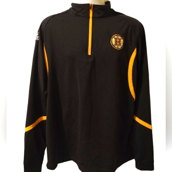 Boston Bruins Bud Light 1/4 zip  pullover Size L - Picture 1 of 8